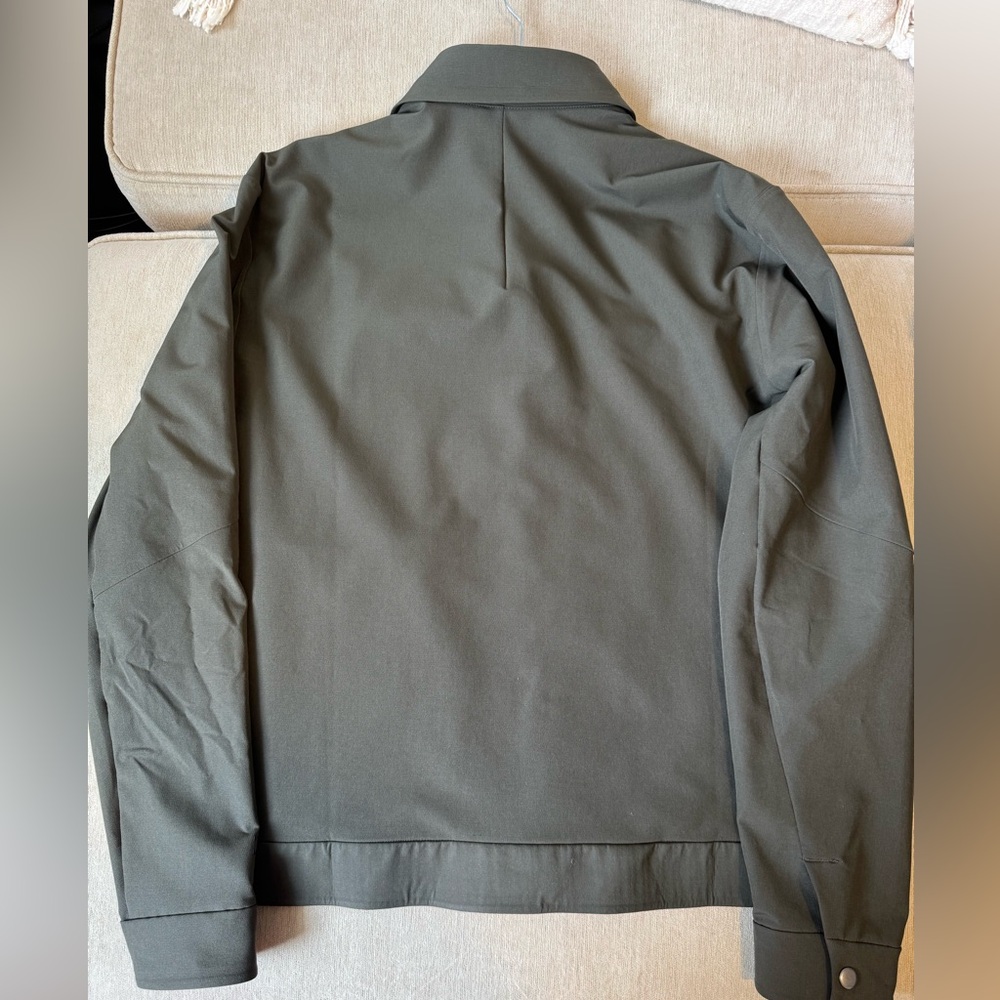 EUC! lululemon Mens City Excursion Jacket DARK OLIVE - Picture 4 of 11